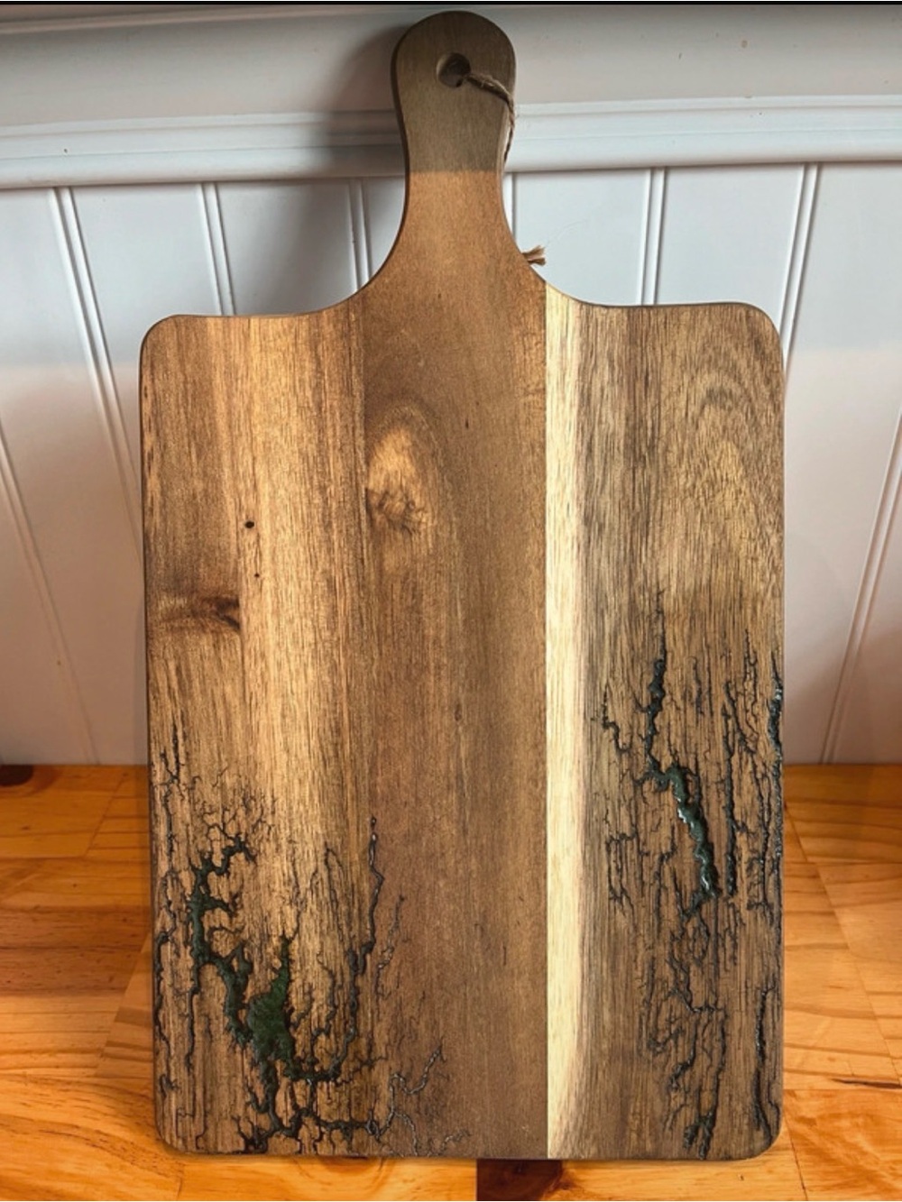 Unique Handmade Fractal Burned Cutting Board